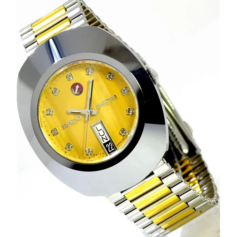 Rado DiaStar Yellow Dial Automatic Men's Watch- R12408633